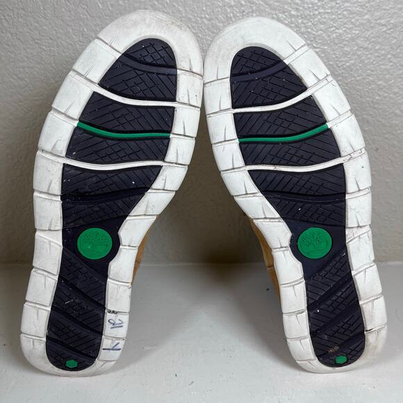 TIMBERLAND MENS GRAYDON LEATHER SNEAKER MID-TOP LACE-UP COMFORT BOOT MEN’S SZ 12 - Picture 7 of 8